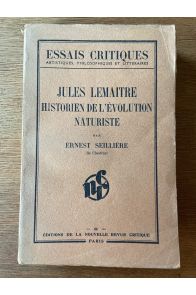 Jules Lemaitre historien de l'évolution naturiste