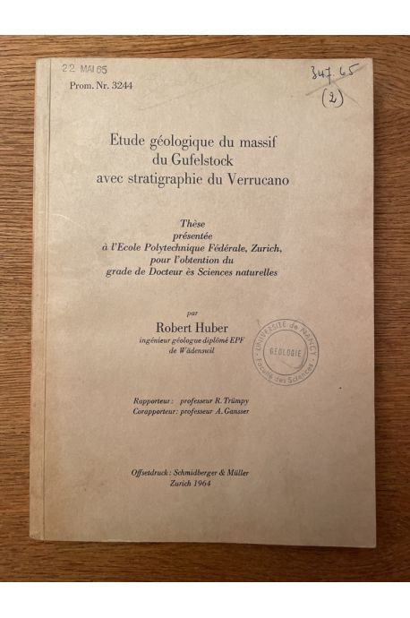 Etude géologique du massif du Gufelstock avec stratigraphie du Verrucano