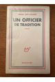 Un officier de tradition