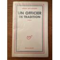 Un officier de tradition