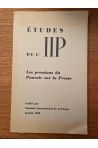 Les pressions du pouvoir sur la presse, Etudes de l'IPP