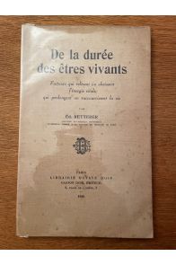 De la durée des êtres vivants