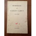 Hommage à Albert Camus 1913-1960