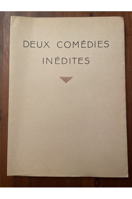 Deux comédies inédites, Un coeur de bronze et Une leçon de Monsieur Fleurant