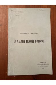 Contribution à l'hémétologie de la maladie bronzée d'Addison