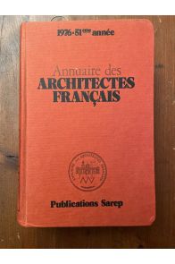 Annuaire des architectes français 1976, 51eme année