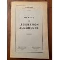 Manuel de législation algérienne