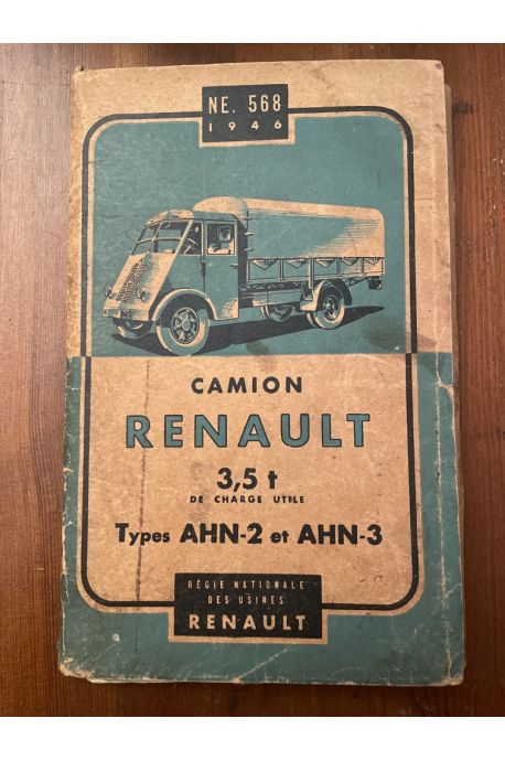 Camion Renault 3,5t de charge utile types AHN-2 et AHN-3
