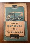 Camion Renault 3,5t de charge utile types AHN-2 et AHN-3