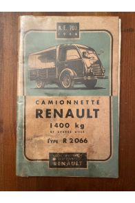 Camionette Renault 1400 kg de charge utile Type R 2066