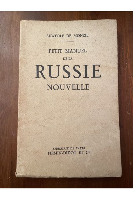 Petit manuel de la Russie nouvelle