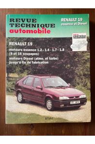 Revue Technique Automobile 700.3 - RENAULT 19 - 1988 à 1997