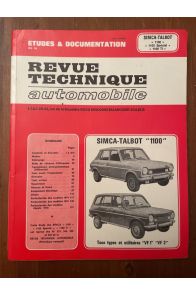 Revue technique automobile Simca-Talbot 1100