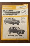 Revue Technique Automobile, numéro 371.3 Peugeot 104 6cv