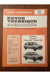 RTA Revue technique automobile - OPEL Corsa SR et TR 1000-1200-1300