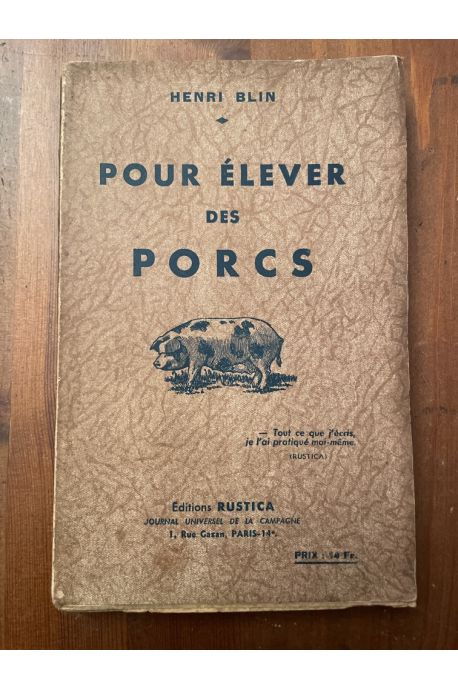 Pour élever des porcs