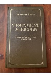 Testament agricole, pour une agriculture naturelle
