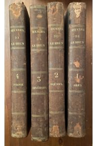 Oeuvres de Le Brun (Complet en 4 volumes)