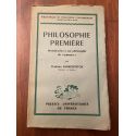 Philosophie première - introduction à une philosophie du "presque"