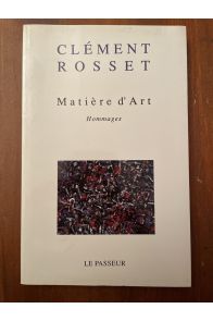 Matière d'art - hommages