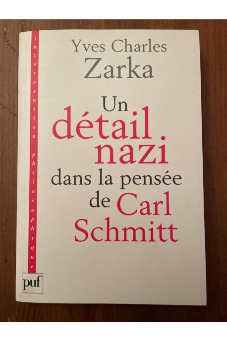 Un détail nazi dans la pensée de Carl Schmitt