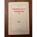 Propos d'un Normand 1906-1914 tome III