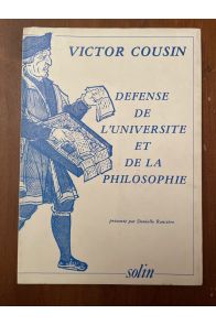 Défense de l'université et de la philosophie