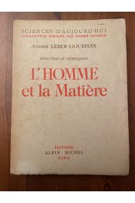 L'homme et la matière