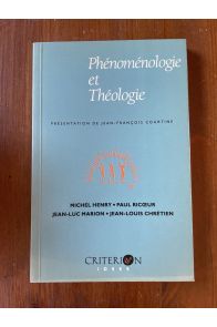 Phénoménologie et théologie