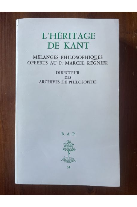 L'Héritage de Kant