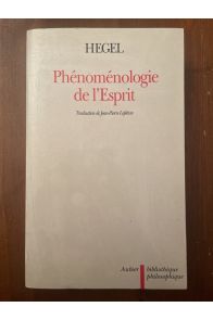 Phénoménologie de l'esprit - (édition de 1807)