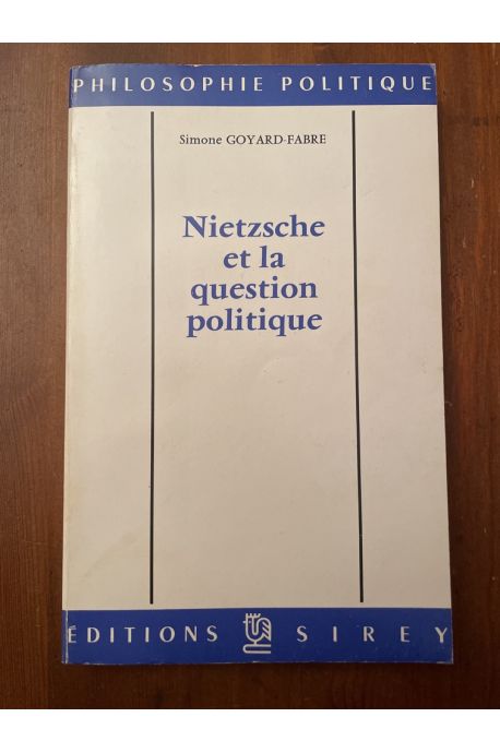 Nietzsche et la question politique