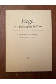 Hegel et la philosophie du droit