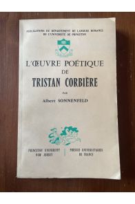 L'oeuvre poétique de Tristan Corbière