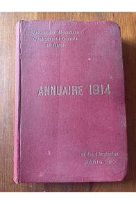 Annuaire 1914 Syndicat des mécaniciens