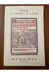 Société Académique de l'Aube, Mémoires Tome CXXV