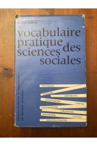 Vocabulaire pratique des sciences sociales