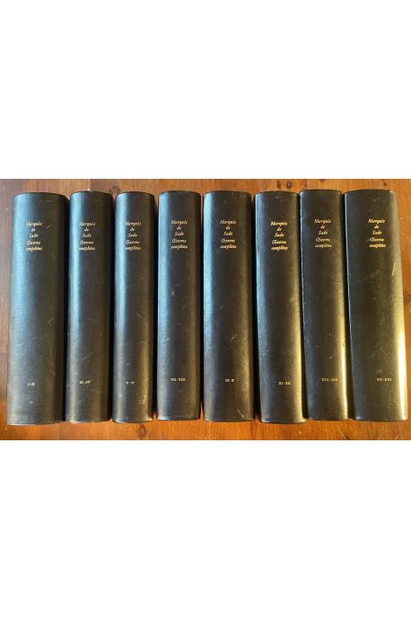 Oeuvres complètes de D.A.F marquis de Sade