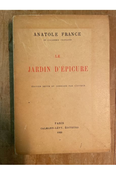 Le jardin d'Epicure