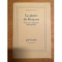 La gloire de Bergson - Essai sur le magistère philosophique