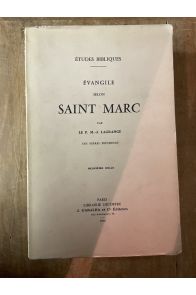 Etudes bibliques, Evangile selon Saint Marc
