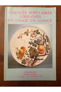 Faïences populaires en usage en Alsace