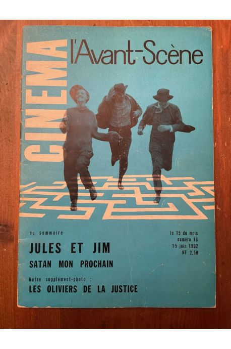 L'AVANT SCENE CINEMA N° 16 du 15 juin 1962 JULES ET JIM SATAN MON PROCHAIN LES OLIVIERS DE LA JUSTICE