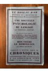 Le roseau d'or numéro 20, Une nouvelle psychologie du langage