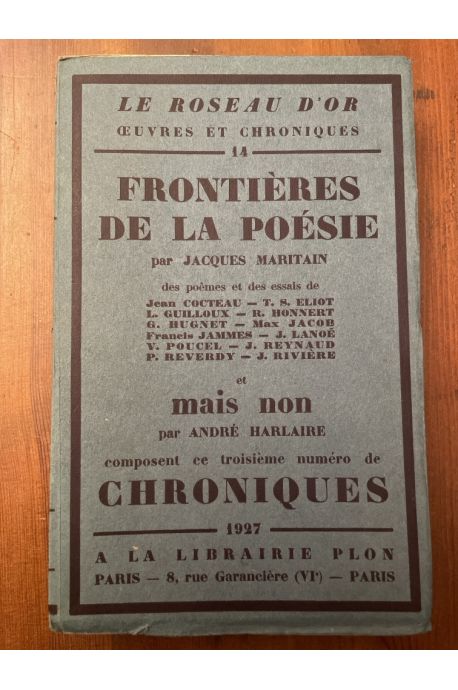 Frontières de la poésie, Mais non, Le roseau d'or numéro 14