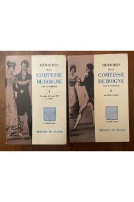 Mémoires de la Contesse de Boigne née d'Osmond (2 volumes)