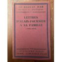 Lettres d'Alain-Fournier à sa famille (1905-1914)