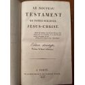 Nouveau Testament de Notre Seigneur Jésus-Christ, Edition stereotype d'après la traduction d'Osterwald