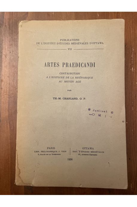 Artes Praedicandi. Contribution à l'histoire de la rhétorique au moyen âge