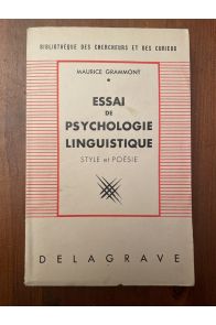 Essai de psychologie linguistique, Style et poésie